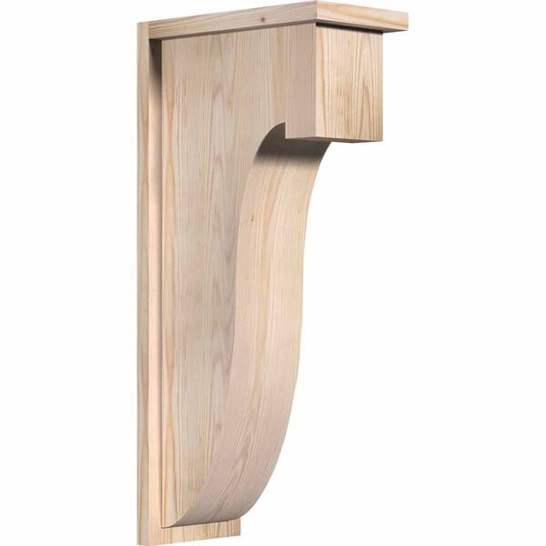 Ekena Millwork Del Monte Smooth Corbel w/Backplate, Douglas Fir, 7 1/2"W x 14"D x 30"H COR08X14X30DEL01SDF - main